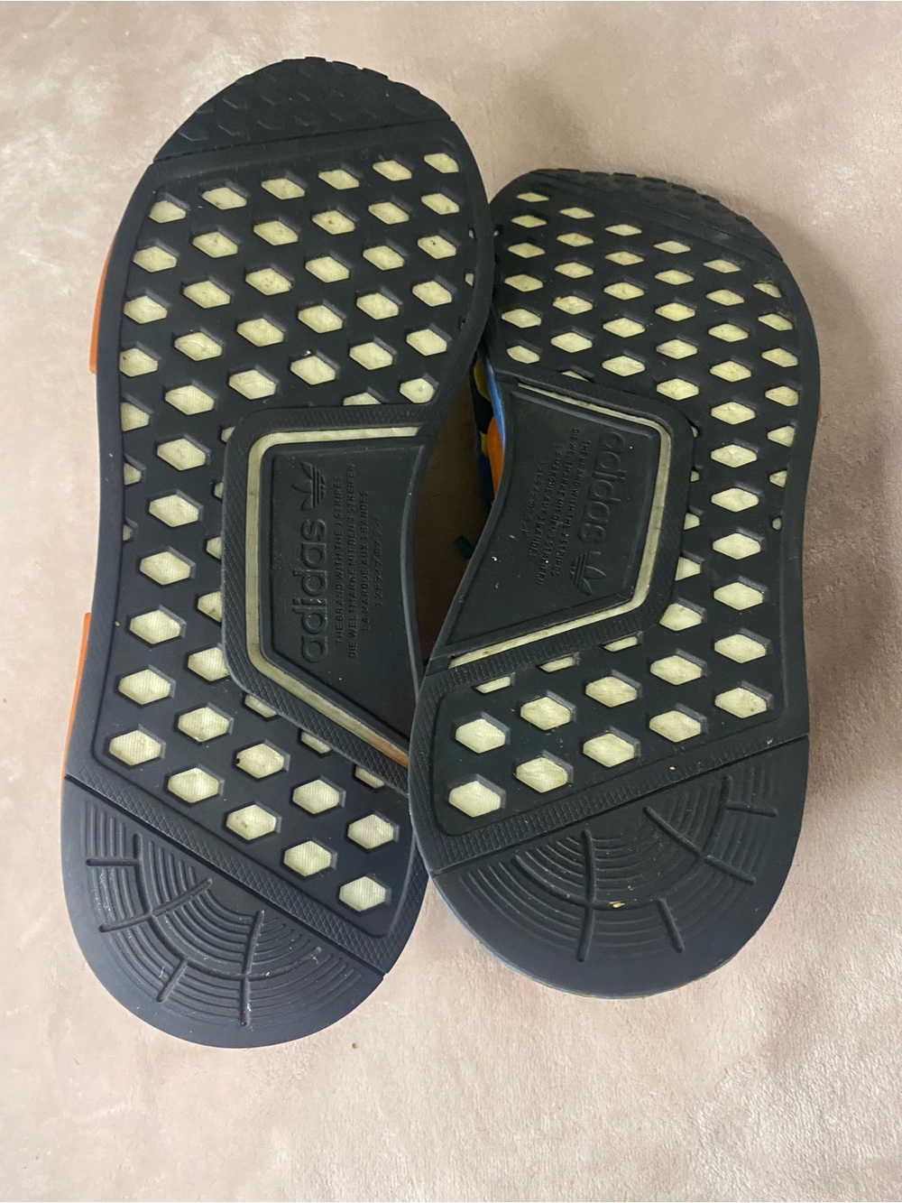 Adidas x Pharrell Williams HU NMD Altered Blue Animal Print Men Shoes size 8.5 - Picture 6 of 7